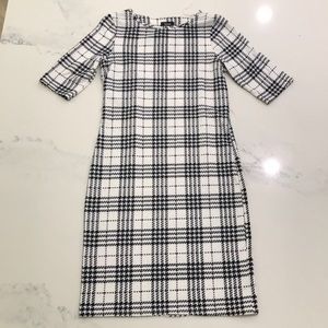 Black and white dress